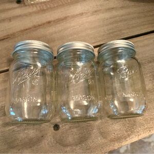 3 Ball Mason Mini storage Jars~canning~farmhouse~kitchen~cottagecore-Grannycore